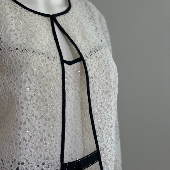 Bob Mackie Eyelet Dress with Bolero - Picture 4 of 15